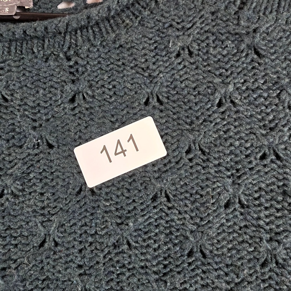 Eddie Bauer Roll Neck Sweater‎ Womens Small Green Knit Wool Camel Blend - Picture 11 of 11